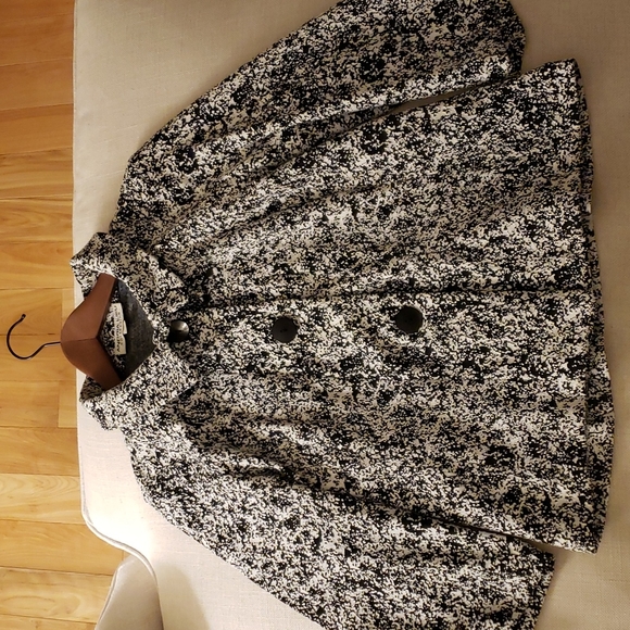 Andria Lieu Collection Black & White Unstructured Jacket. Size M. - Picture 1 of 6